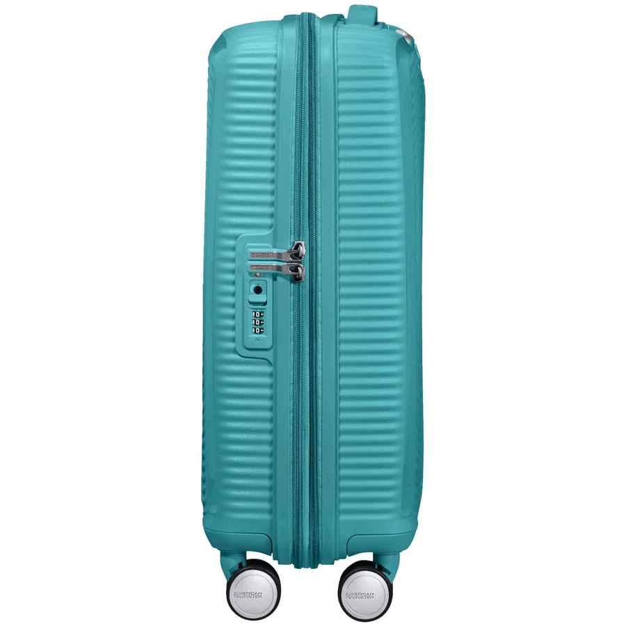 American Tourister Soundbox - 4-Rollen-Kabinentrolley S 55 cm erw. turquoise