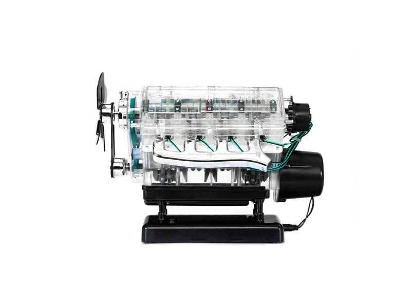 Franzis Bausatz V8 Motor 1:3, Deutsch/Englisch Technikbausatz V8-Motor