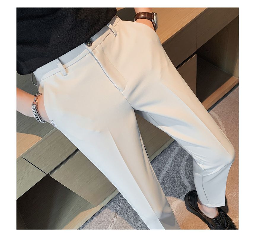 Deepwood - taps toelopende cropped pantalon