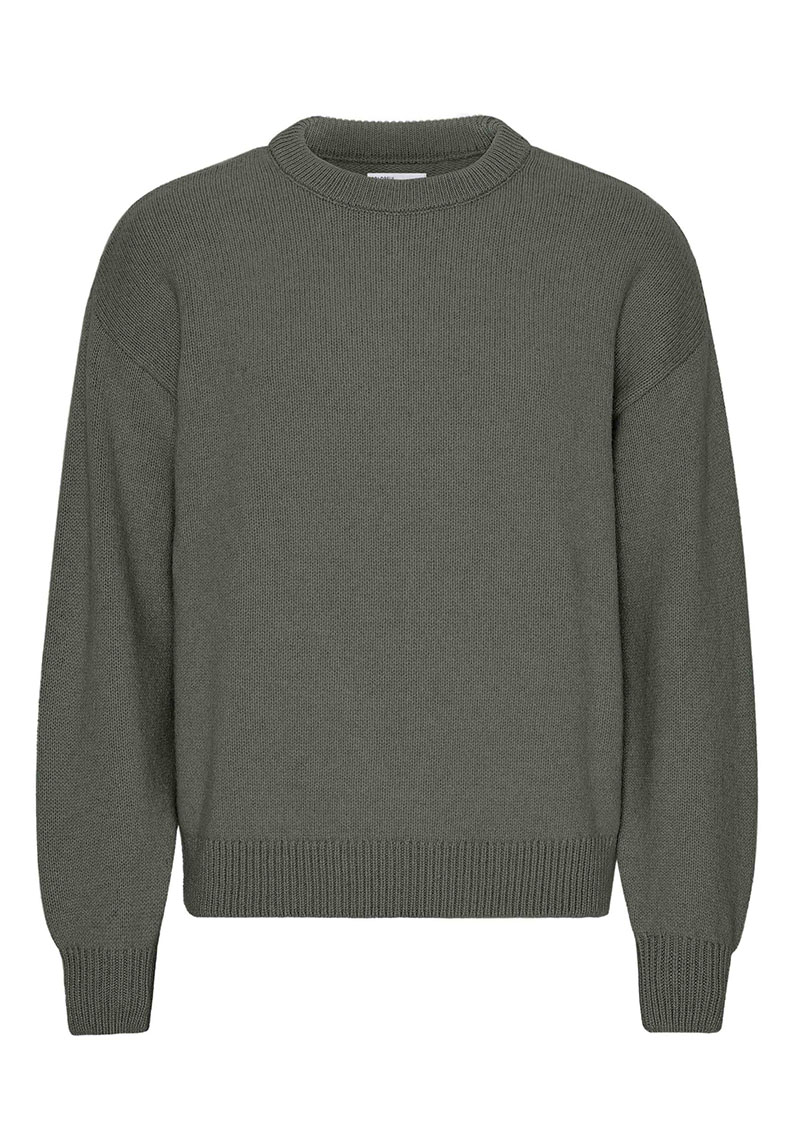 Colorful Standard Oversized Merino-Wollpullover Dusty Olive