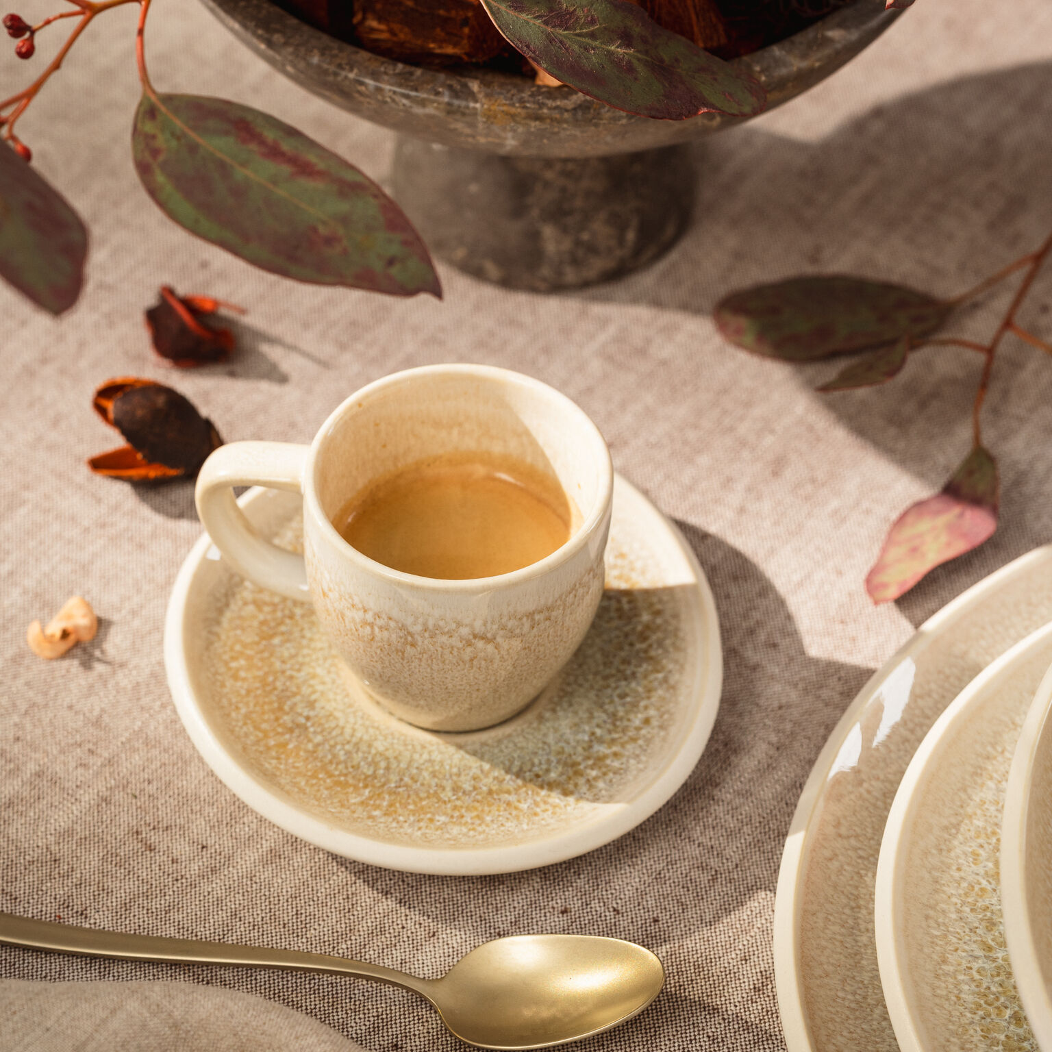 Junto Dune/Slate Grey Set 24-tlg./Espresso