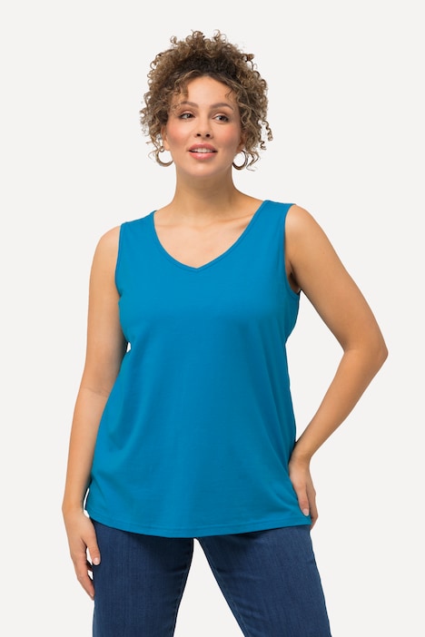 Top, V-Ausschnitt, Classic, ärmellos