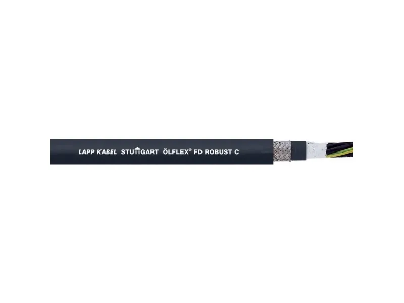 LAPP 26705/50 Slæbekædekabel ÖLFLEX® ROBUST FD C 12 G 0.75 mm² Sort 50 m