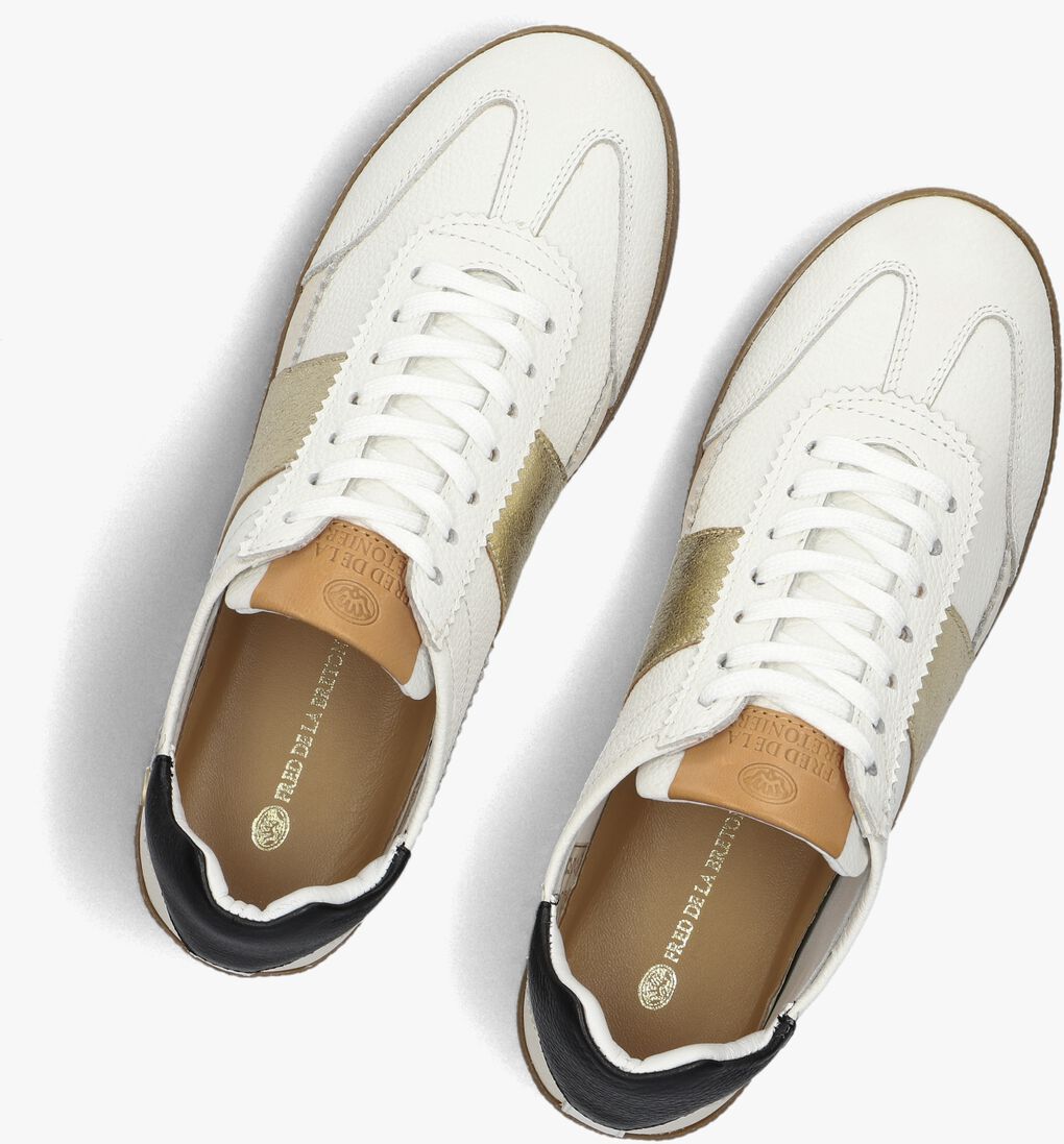 gouden fred de la bretoniere lage sneakers zazza ella