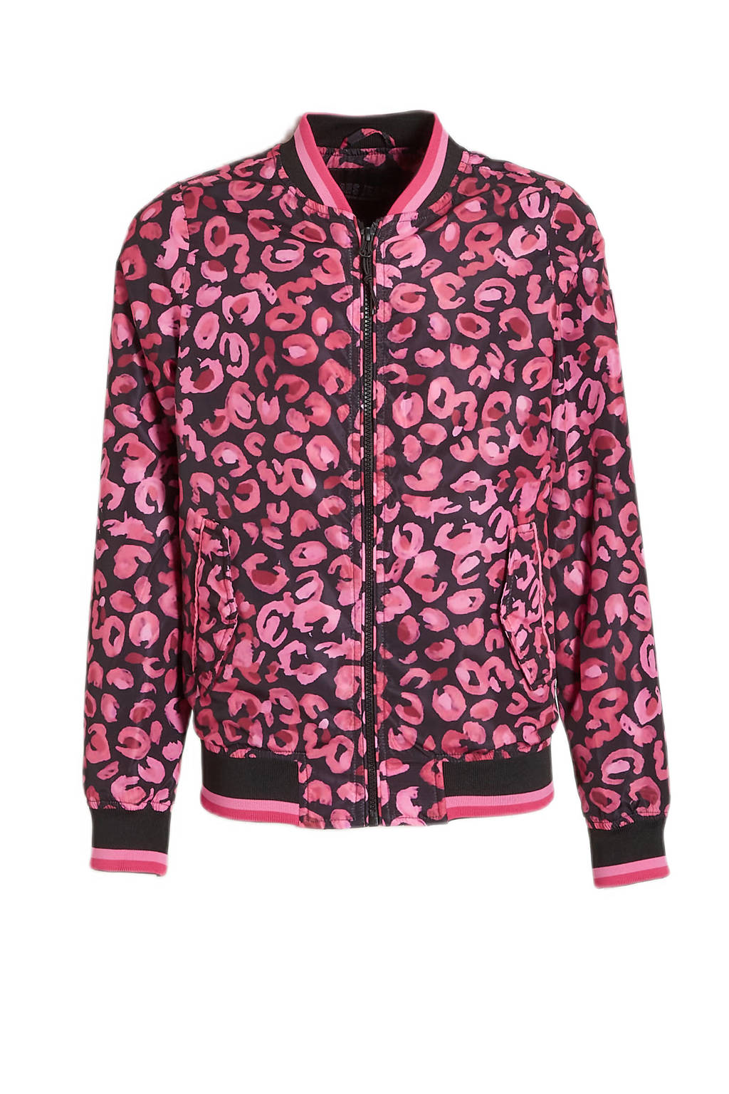 Cars bomberjack zomer ZHURI met all over print fuchsia/zwart