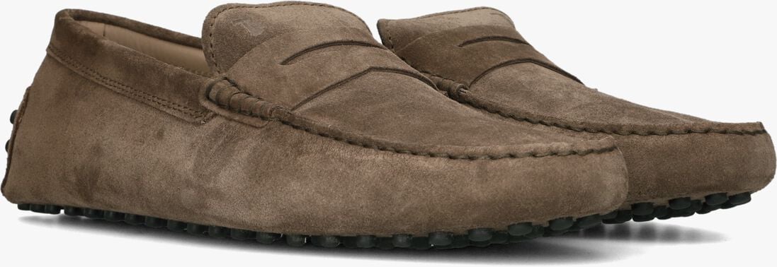 taupe tod's mocassins xxm64c00640