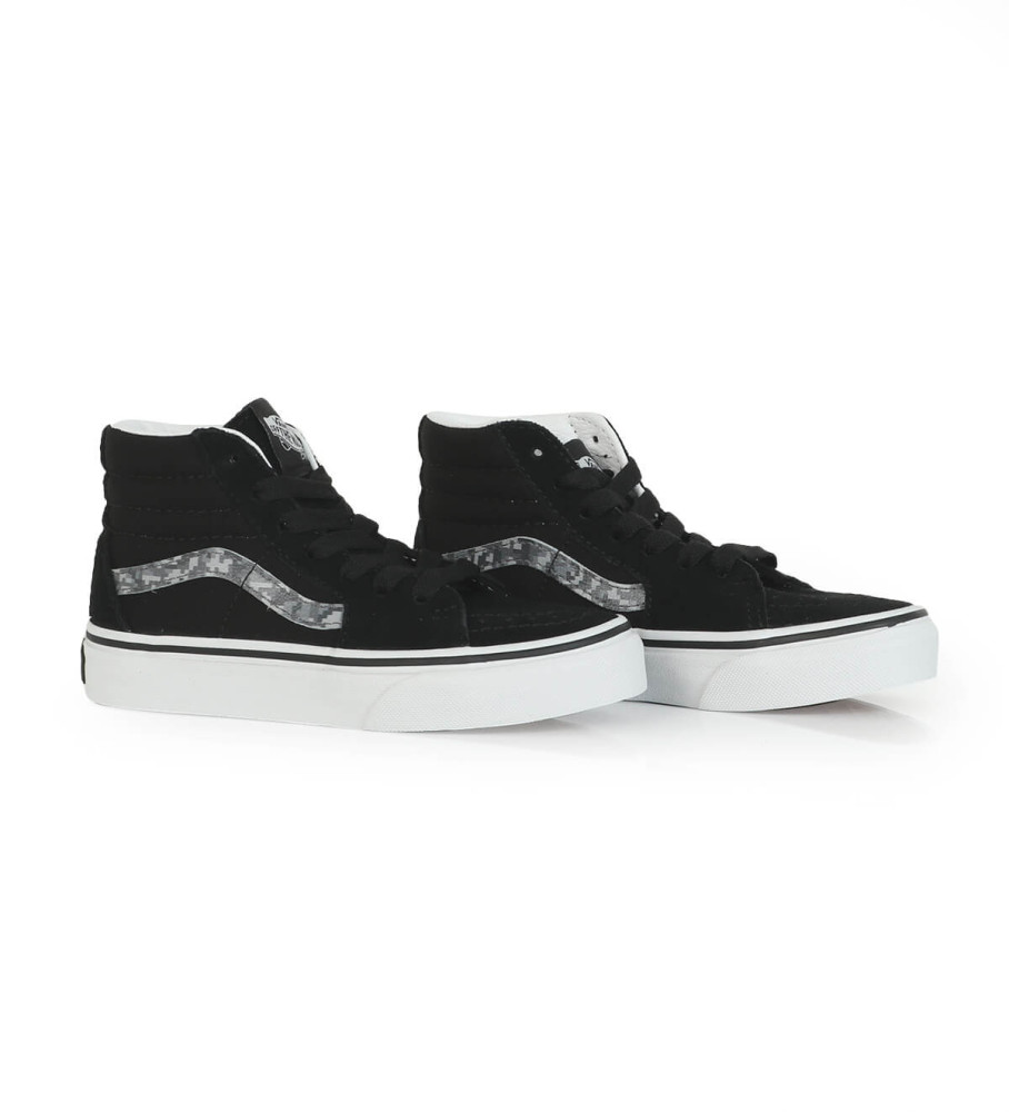 Tênis Vans Sk8-Hi Digicamo de couro, preto