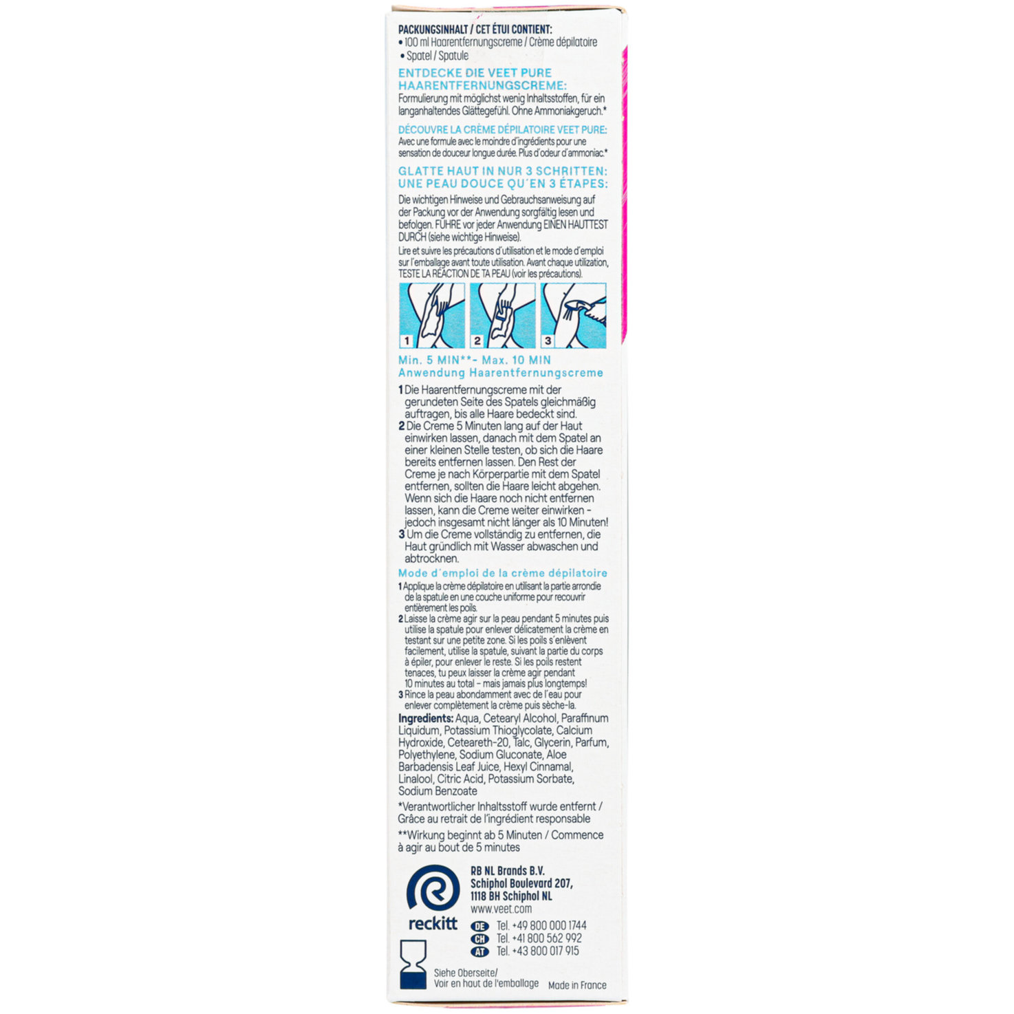 Veet Haarentfernungscreme sensible Haut 100 ml