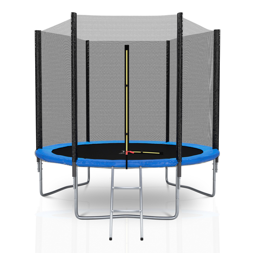 Cama elástica de jardim Kaia Sport Deluxe de 244 cm (8 pés) com escada.