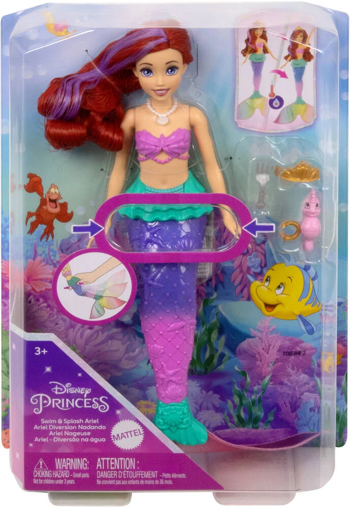 DISNEY PRINCESSES - POUPEE ARIEL NAGEUSE