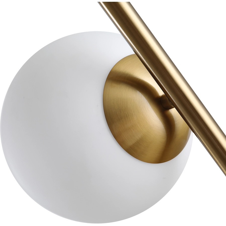HOMCOM Stehlampe mit 2 Lampenschirmen gold, weiß