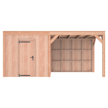Tuinhuis Douglas 545x255cm a-symmetrisch
