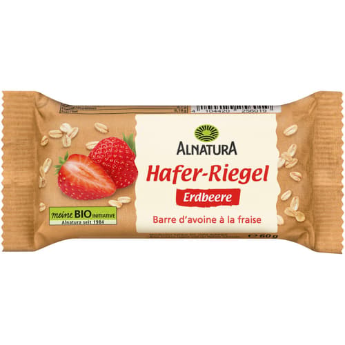 Alnatura BIO Hafer Riegel Erdbeere