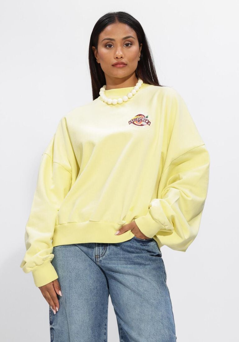gele stieglitz truien/vesten cindy oversized sweater