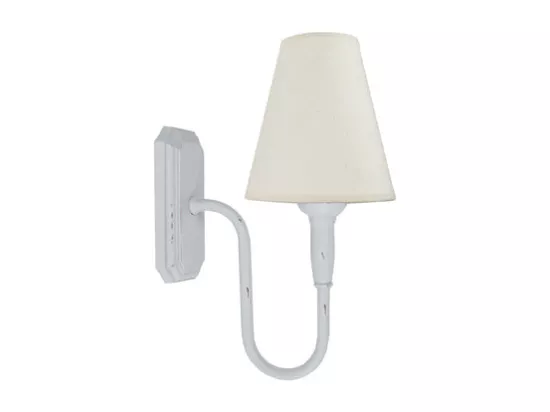 Applique bois,métal ivoire 18cm.