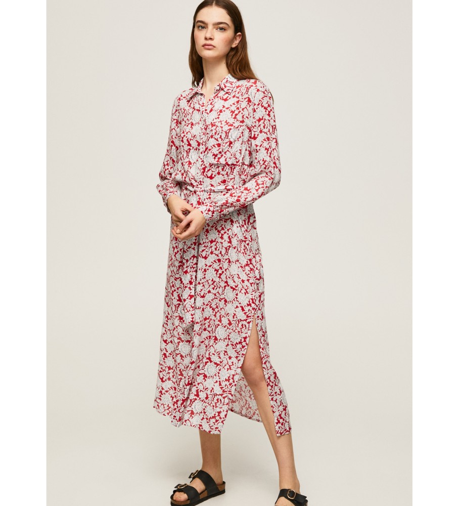 Vestido vermelho Pepe Jeans Perah