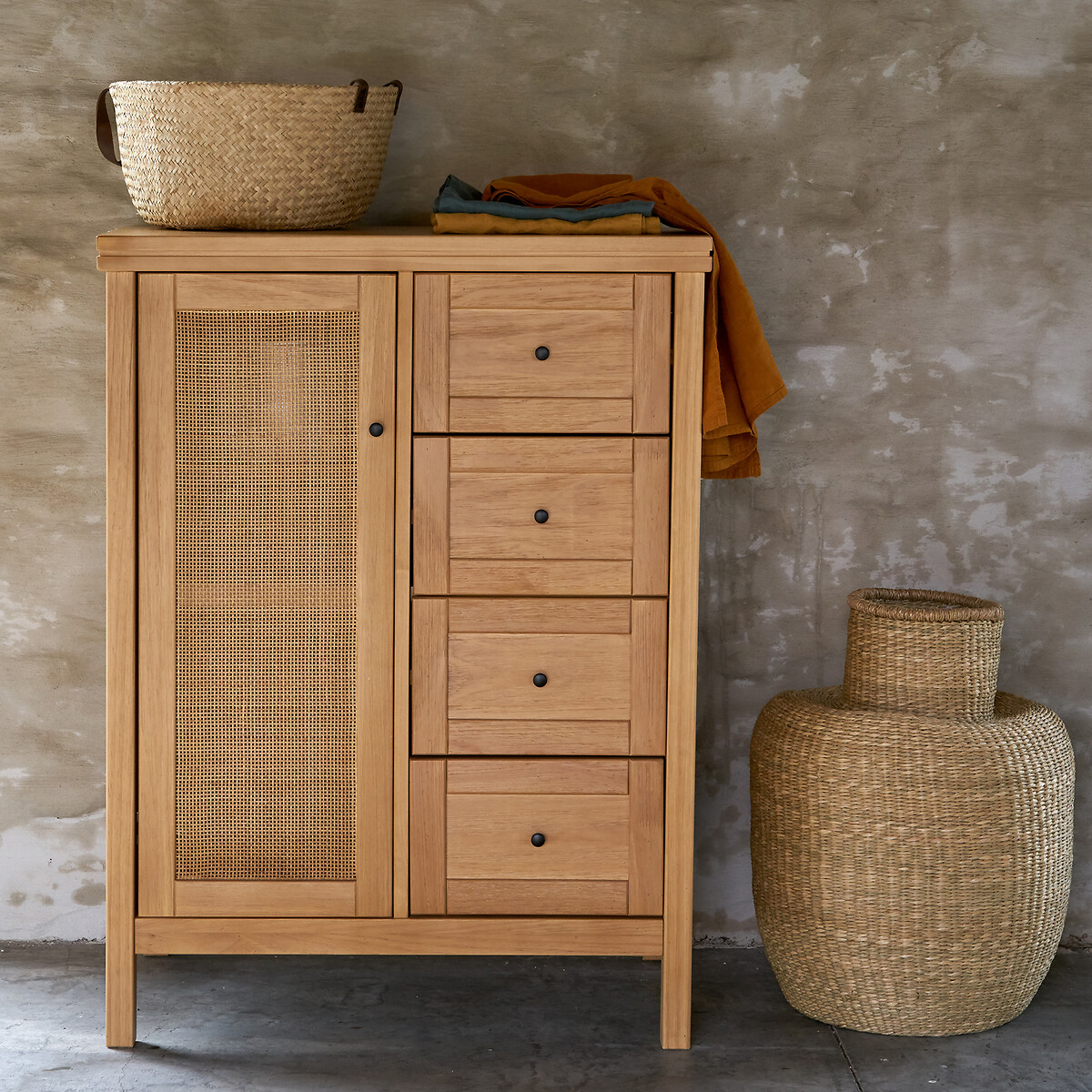 LA REDOUTE INTERIEURS<br>Jarra decorativa em herbário H53 cm, Maylon