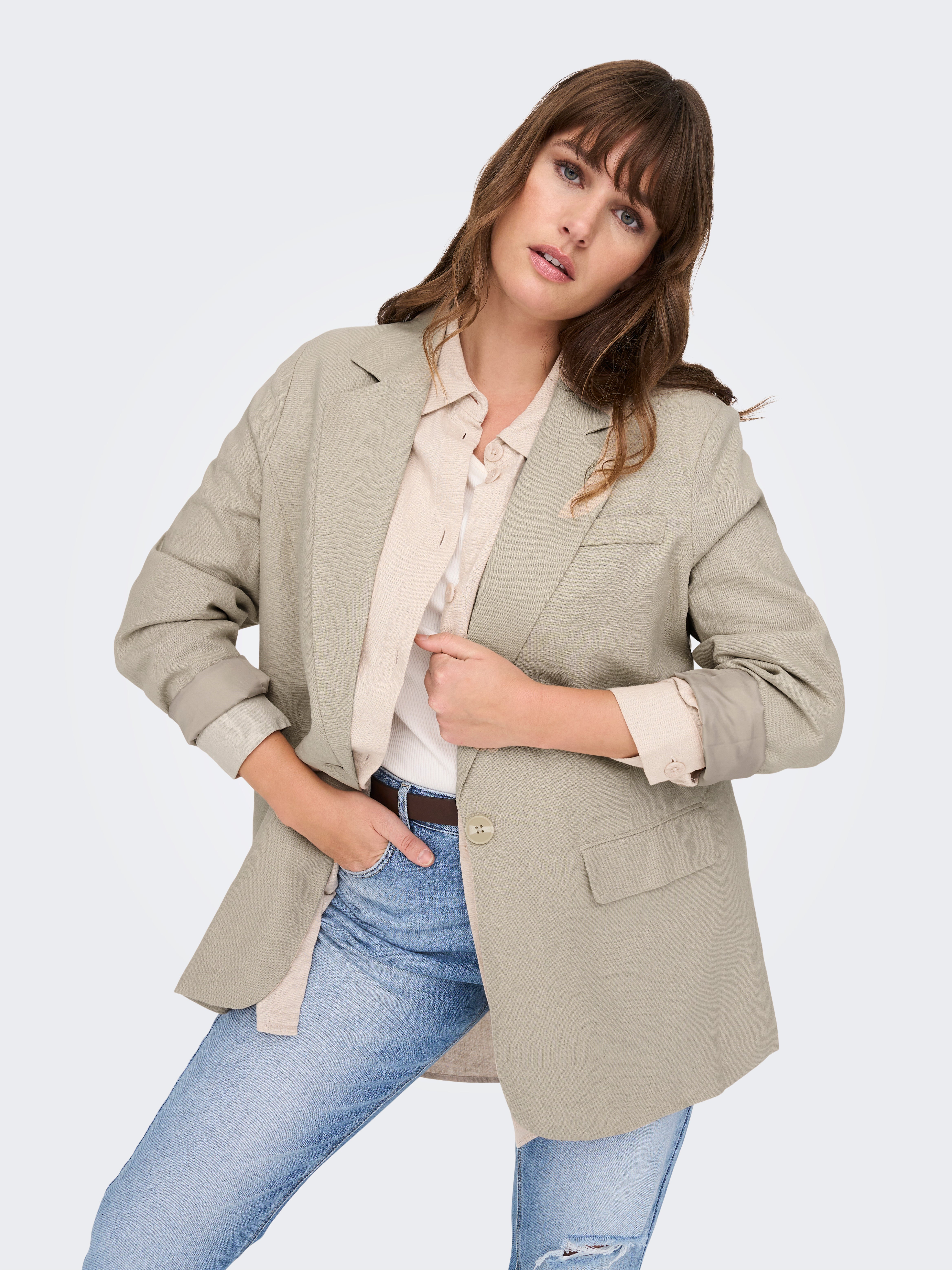 CARCARO-LANA Blazer Oxford Tan