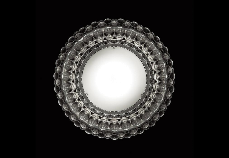 Foscarini Caboche Plus plafondlamp Ø50 LED niet dimbaar transparant