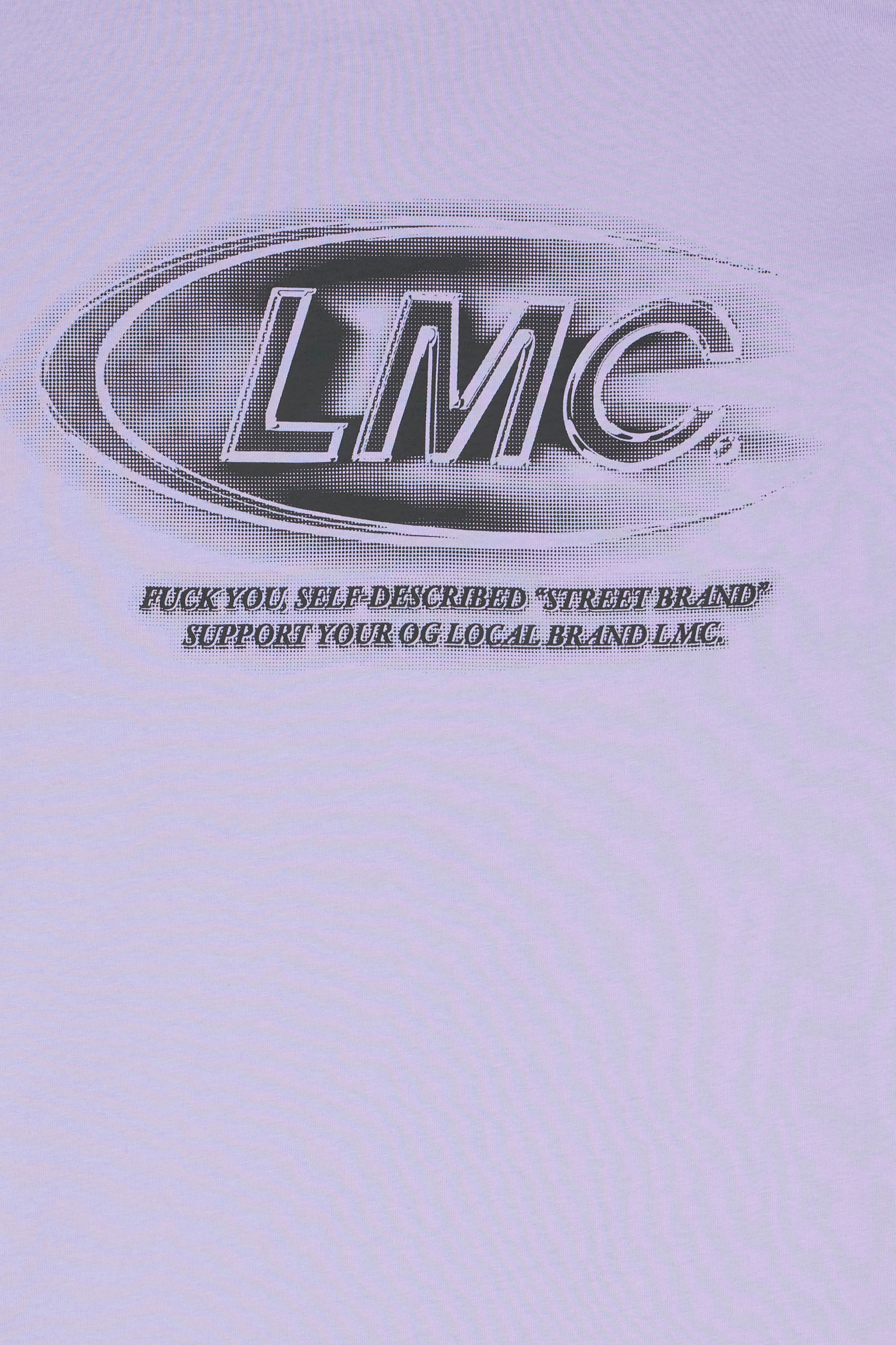 LOST MANAGEMENT CITIES T-shirt CREW LONG SLV TEE Blanc