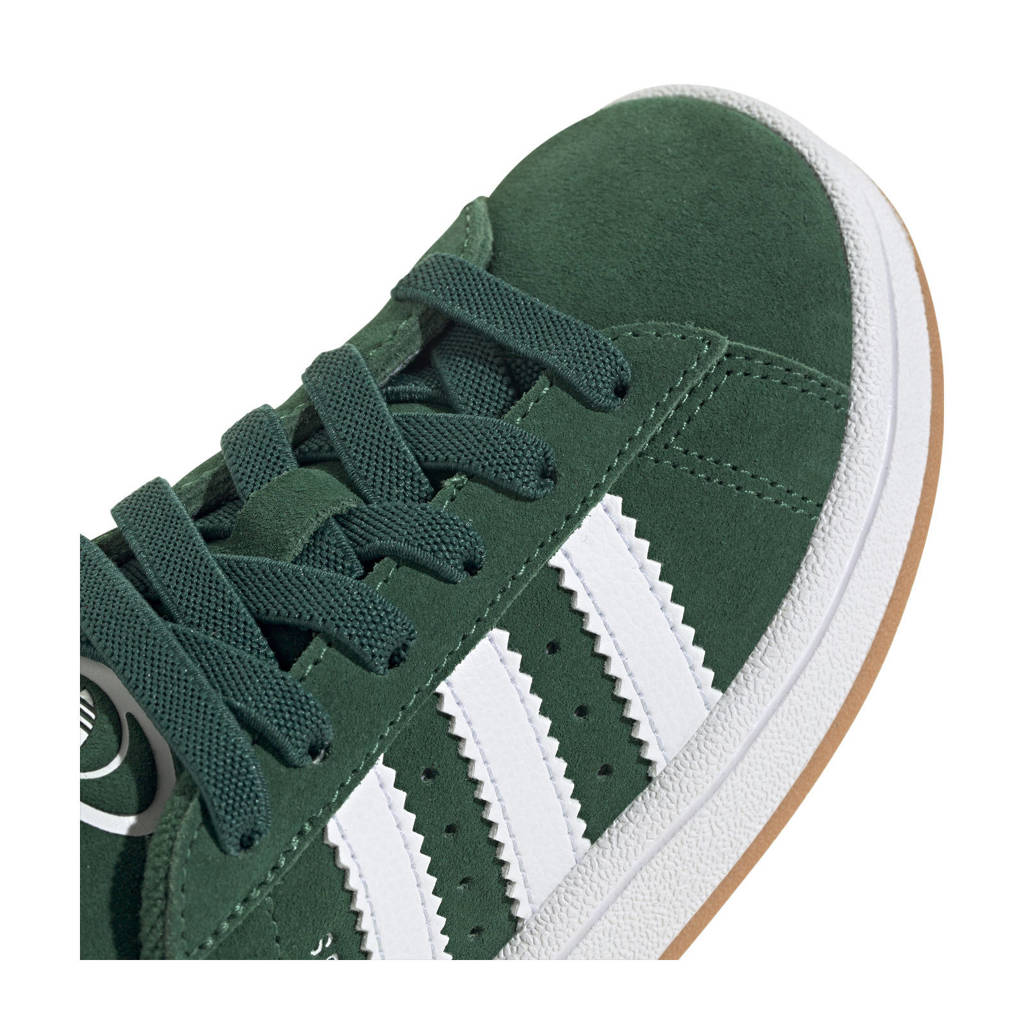 adidas Campus 00'ssuède sneakers donkergroen/wit