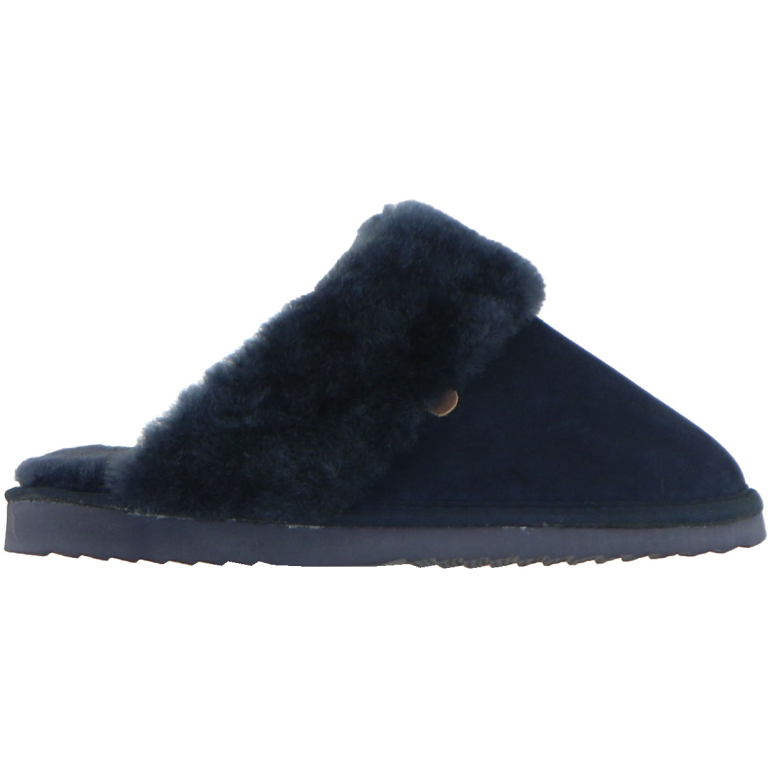 Warmbat Flurry Donkerblauw Suede