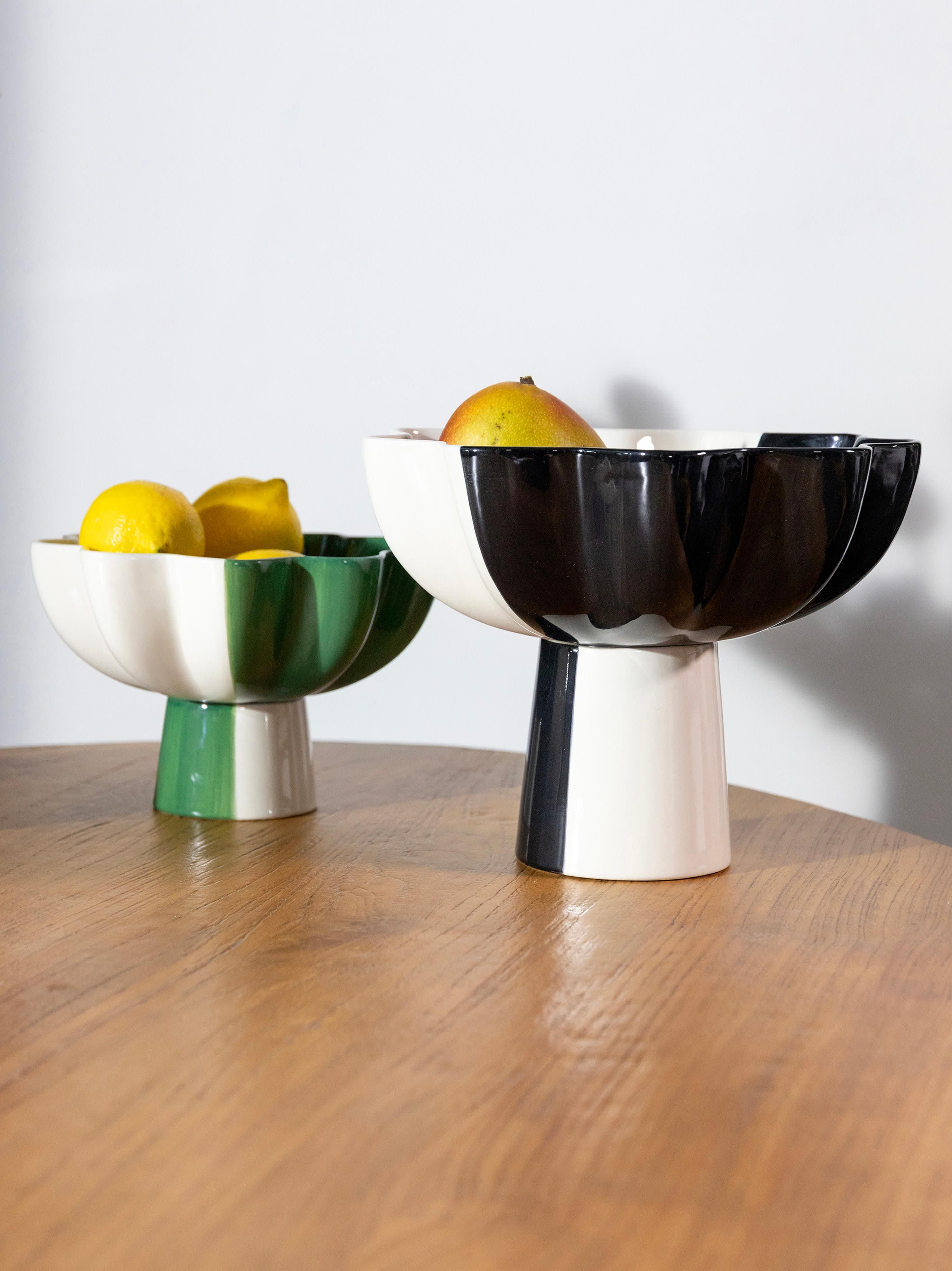 Handbeschilderde decoratieve schaal Sun