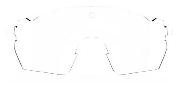 Coffret lunettes AZR Race RX Blanc/Violet   Écran incolore