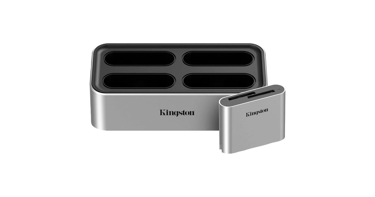 KingstonWorkflow Station + SD Card Reader dockingstation  (Zilver/zwart)