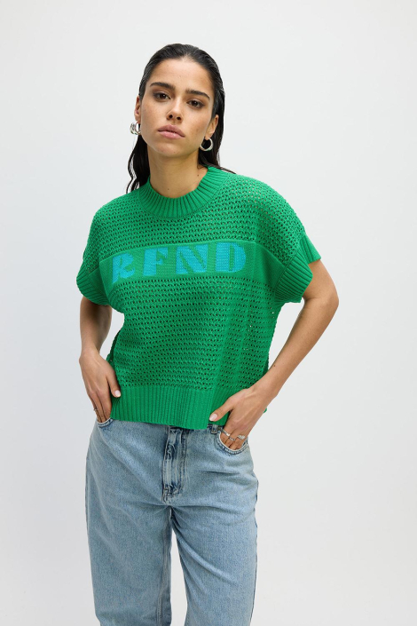 Refined Department groene dames trui