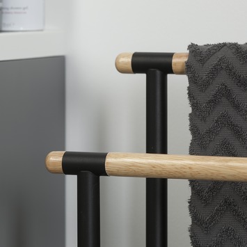 Sealskin Brix Dubbel Handdoekrek Zwart