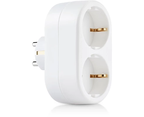 ON Splitter plug 2-way, grounded EU