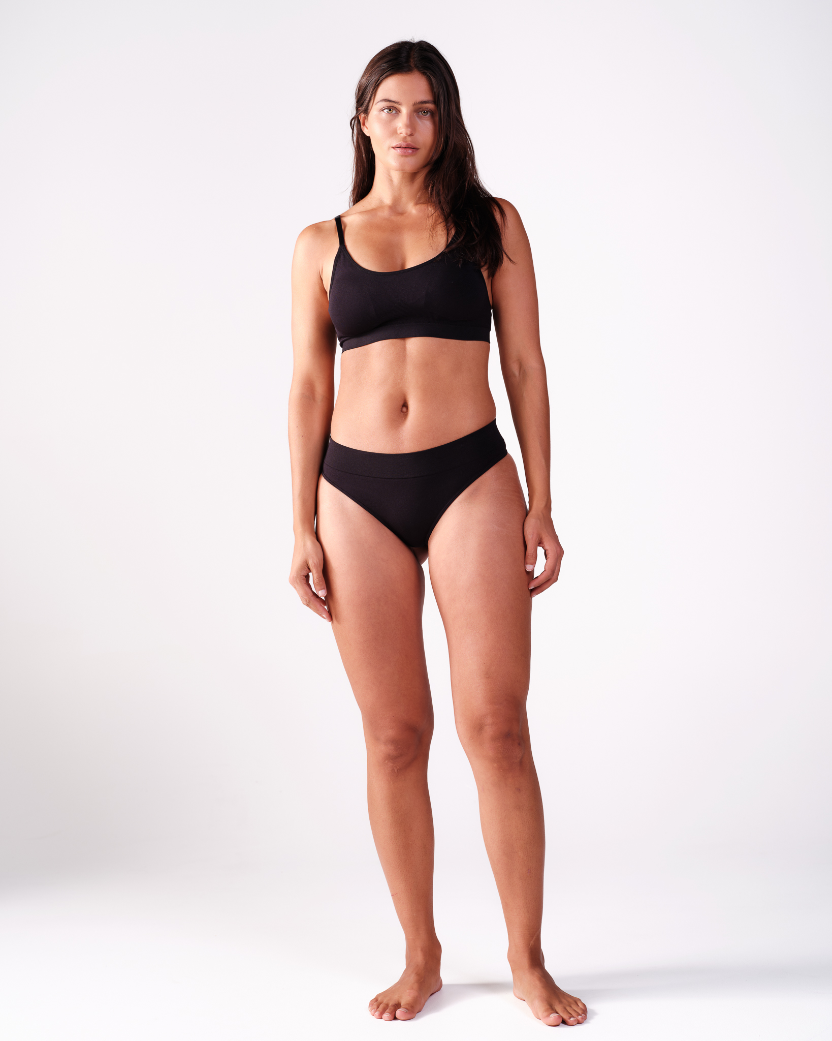 Bumpro Glow Seamless Bra Black