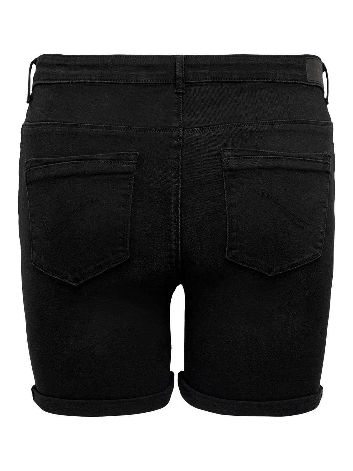 ONLY CARMAKOMA Jeansshorts »CARLAOLA HW SHORTS AZG573 DNM« mit schmalem Umschlag
