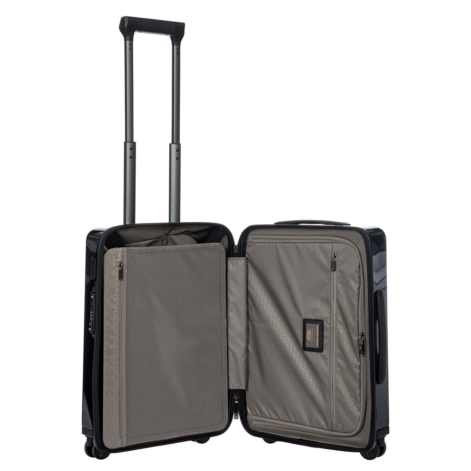 Porsche Design Roadster Hardcase 4W Trolley S shiny black