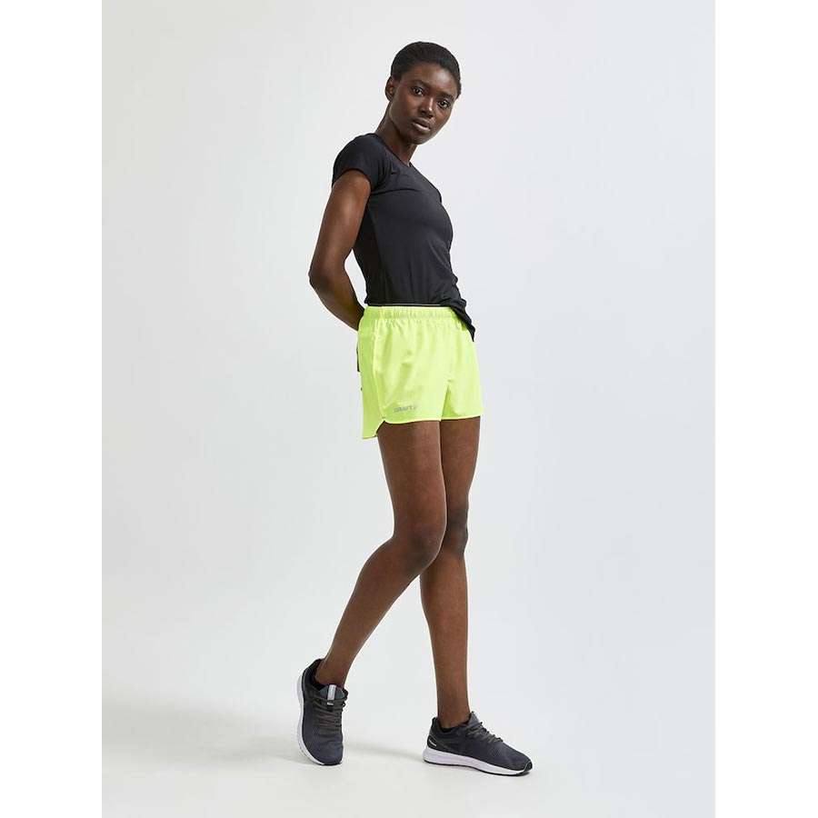 Craft ADV Essence Hardloopshirt Korte Mouwen Zwart Dames