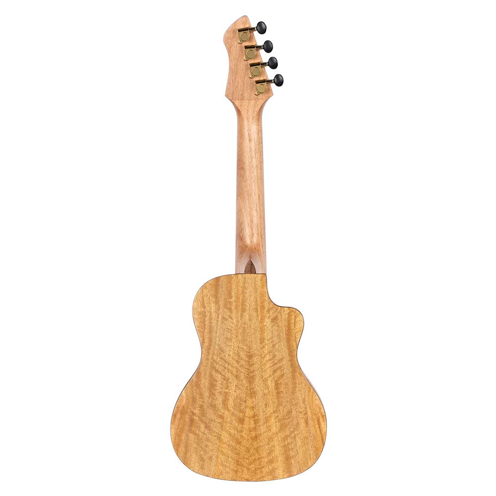 Ortega RUMG-CE-L Horizon Series Left-handed Concert Ukulele Natural linkshandige E/A concert ukelele met gigbag