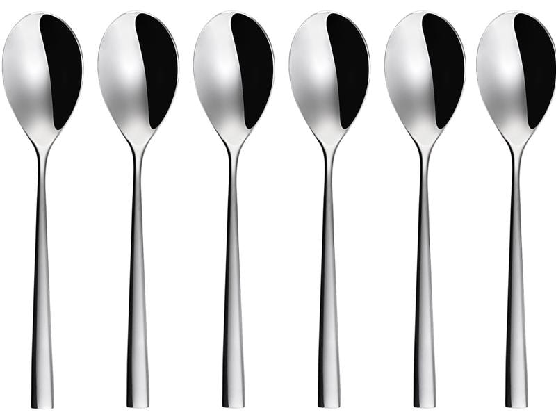Sola Kaffeelöffel 6 Stück, Silber Löffel Set