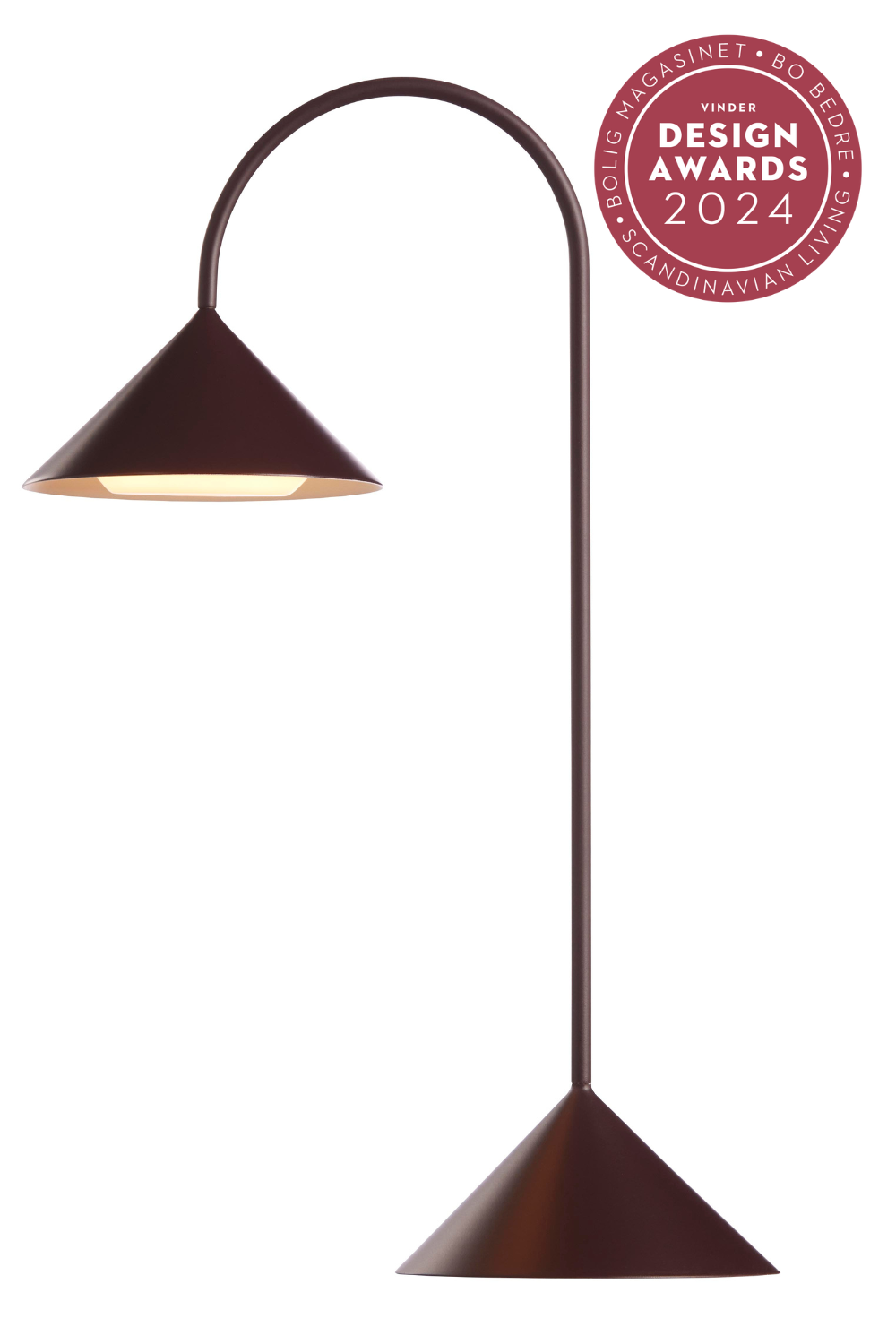 Frandsen  Grasp Portable lampe, Matt Beetroot - H47