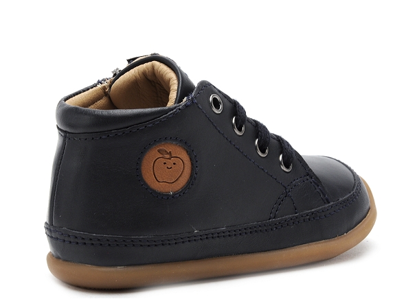Shoo pom boots bottine bebe cupy zip lace regatta bleu