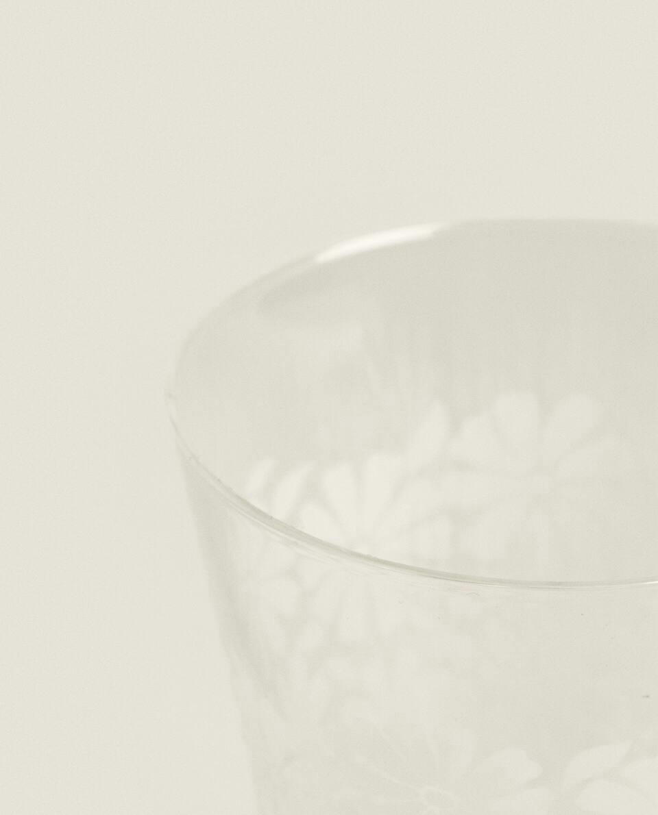 TAÇA DE VINHO FLORAL