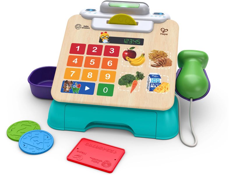Hape Baby Einstein Musikspielzeug Magic Touch Kasse Zählkasse mit Soundeffekten