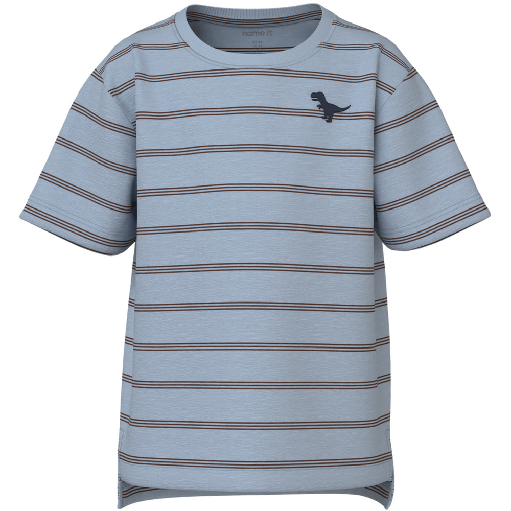 Køb Name It Blue Fog Chestnut Nmmvoby Ss Nreg Top