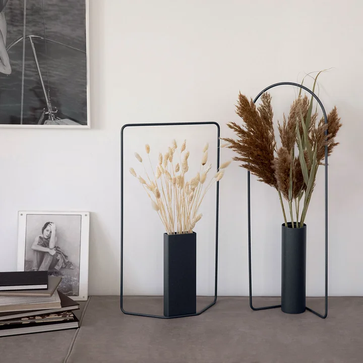 Fermob - Itac Vase, H 76 cm, lehmgrau