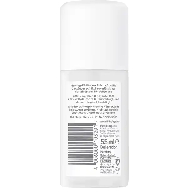 HIDROFUGAL Classic Dezenter Duft Ze rstäuber 55ml