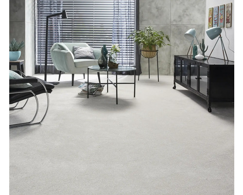 Percy lichtbeige FB74 lichtbeige 400 cm breed gekreukt velours tapijt (per meter verkocht)