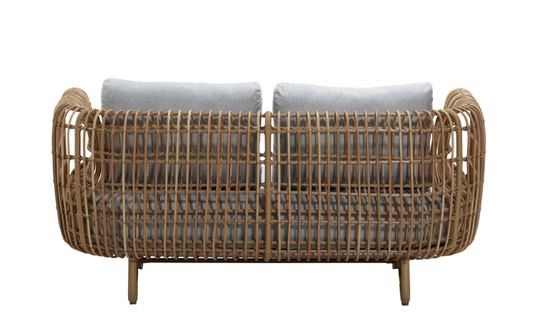 Cane-Line Nest Outdoor 2-zits loungebank naturel