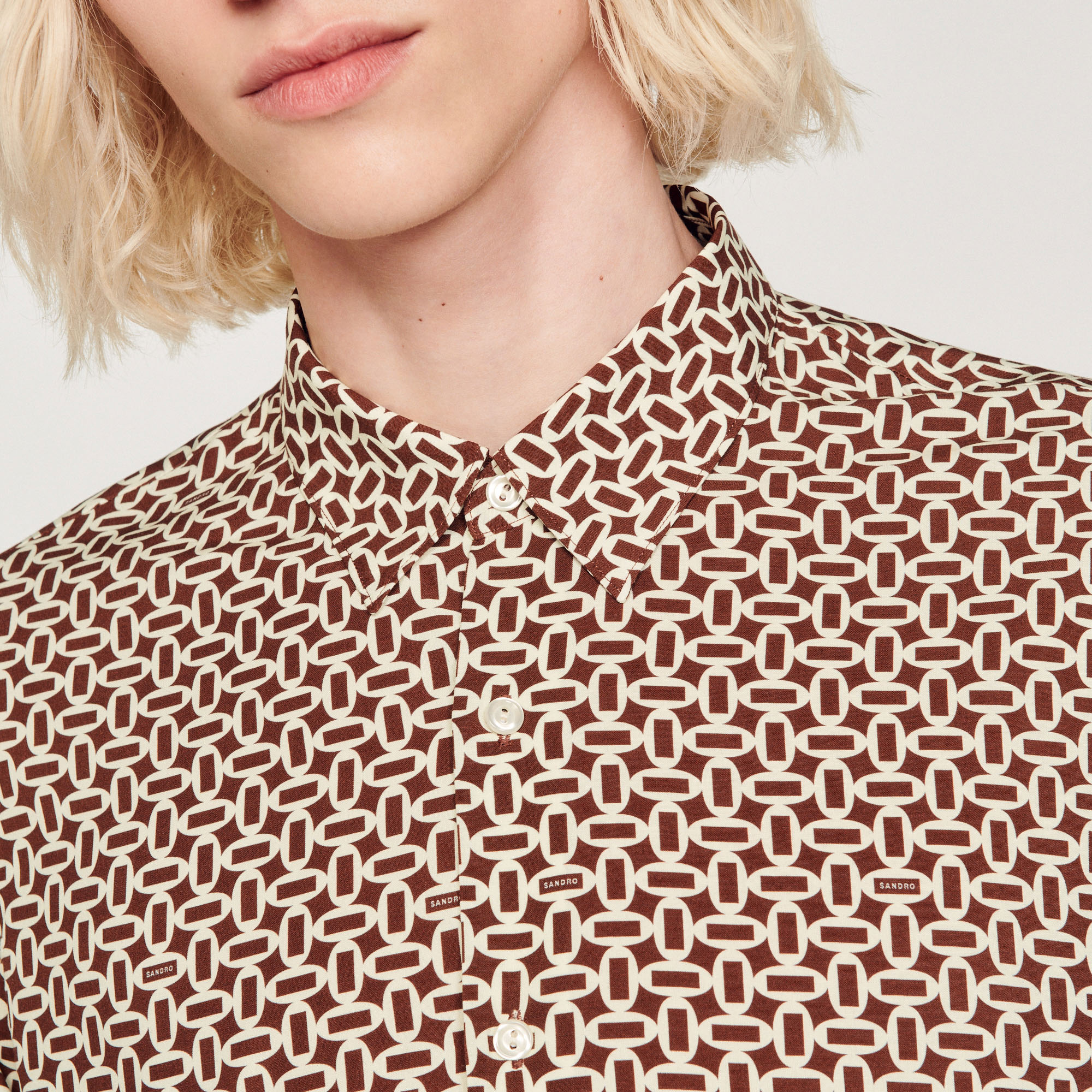 Chemise fluide imprimee