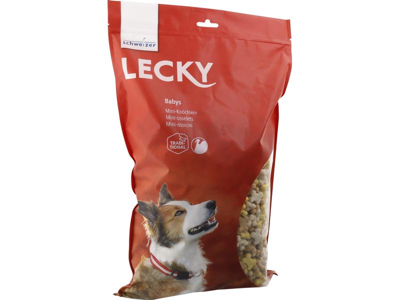 LECKY Biscuits Babys Mini-Knöchlein, 1.75 kg Hundeleckerli zur Belohnung oder für's Training