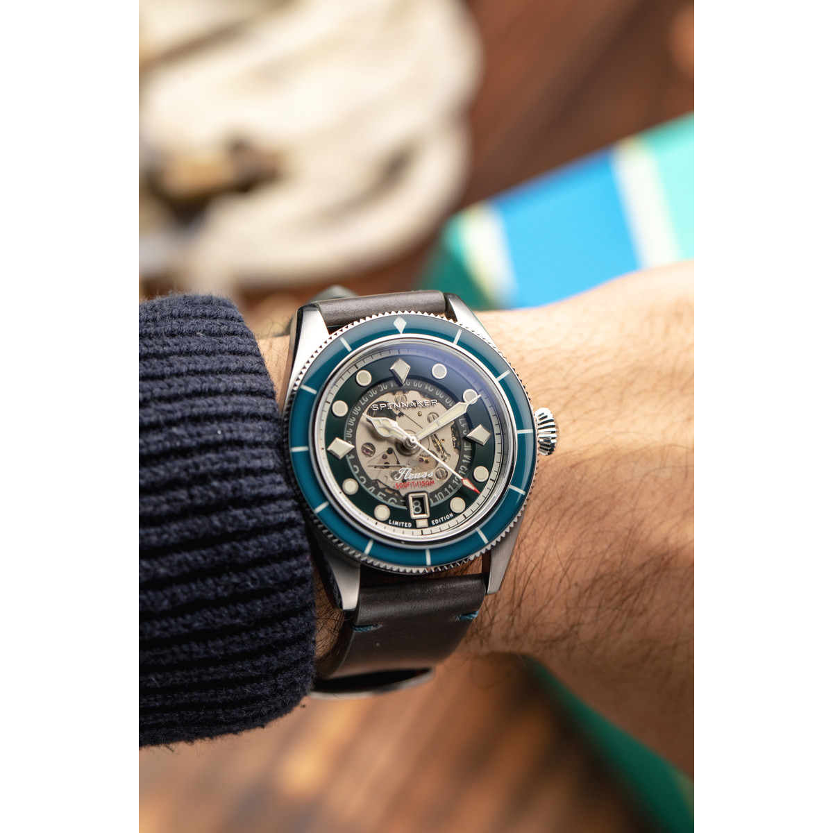 Montre SPINNAKER Fleuss Vintage Automatic homme automatique bracelet acier